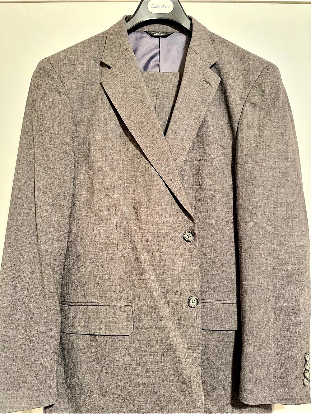 Evan Picone Gray Suit Like New